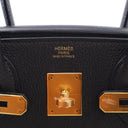 Hermes Noir Togo Birkin 3 i...