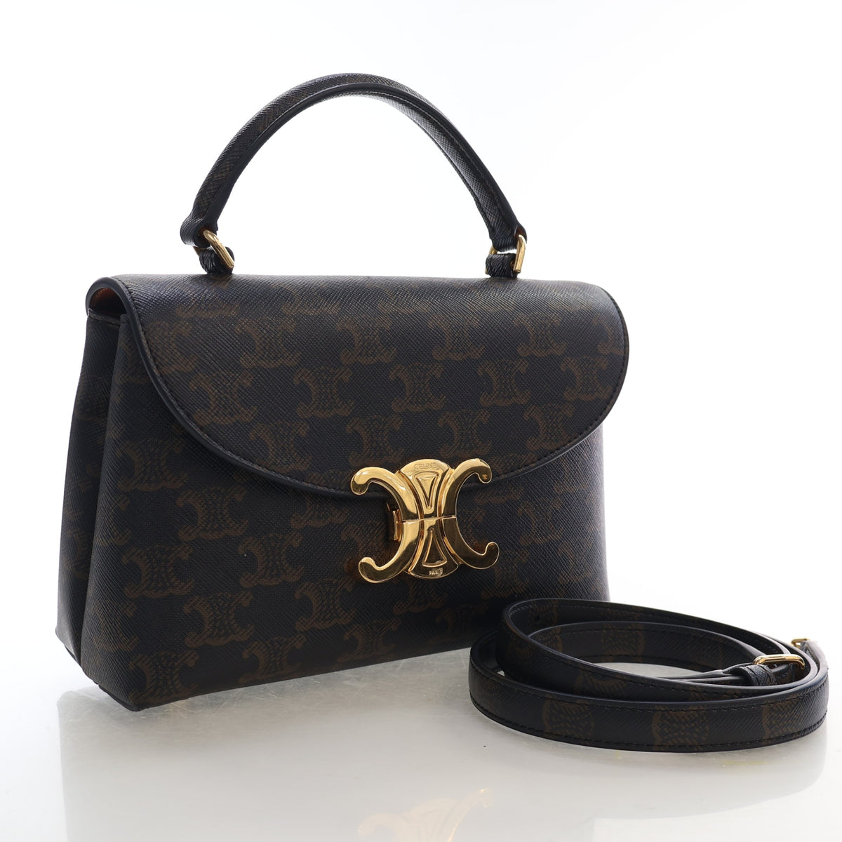 Celine Canvas Triomphe Teen Nino Bag, photo 2 of 18