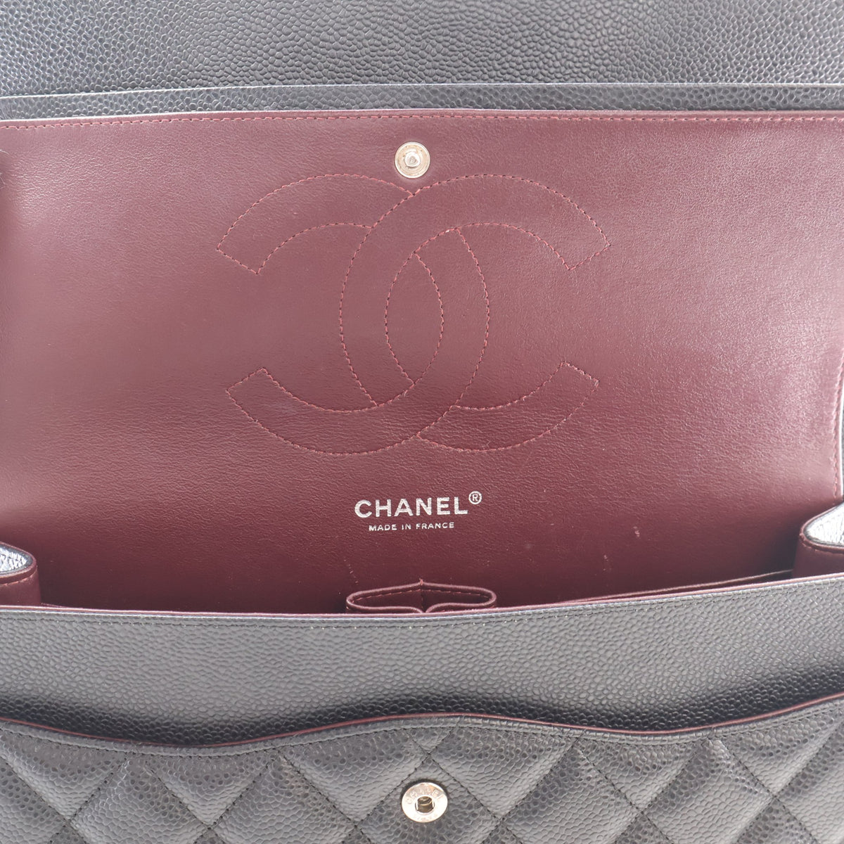 Chanel Jumbo Caviar CC Flap Bag, photo 13 of 18