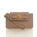 Prada Saffiano Fiocco Wristlet