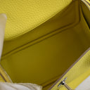Hermes Lime Clemence Mini L...
