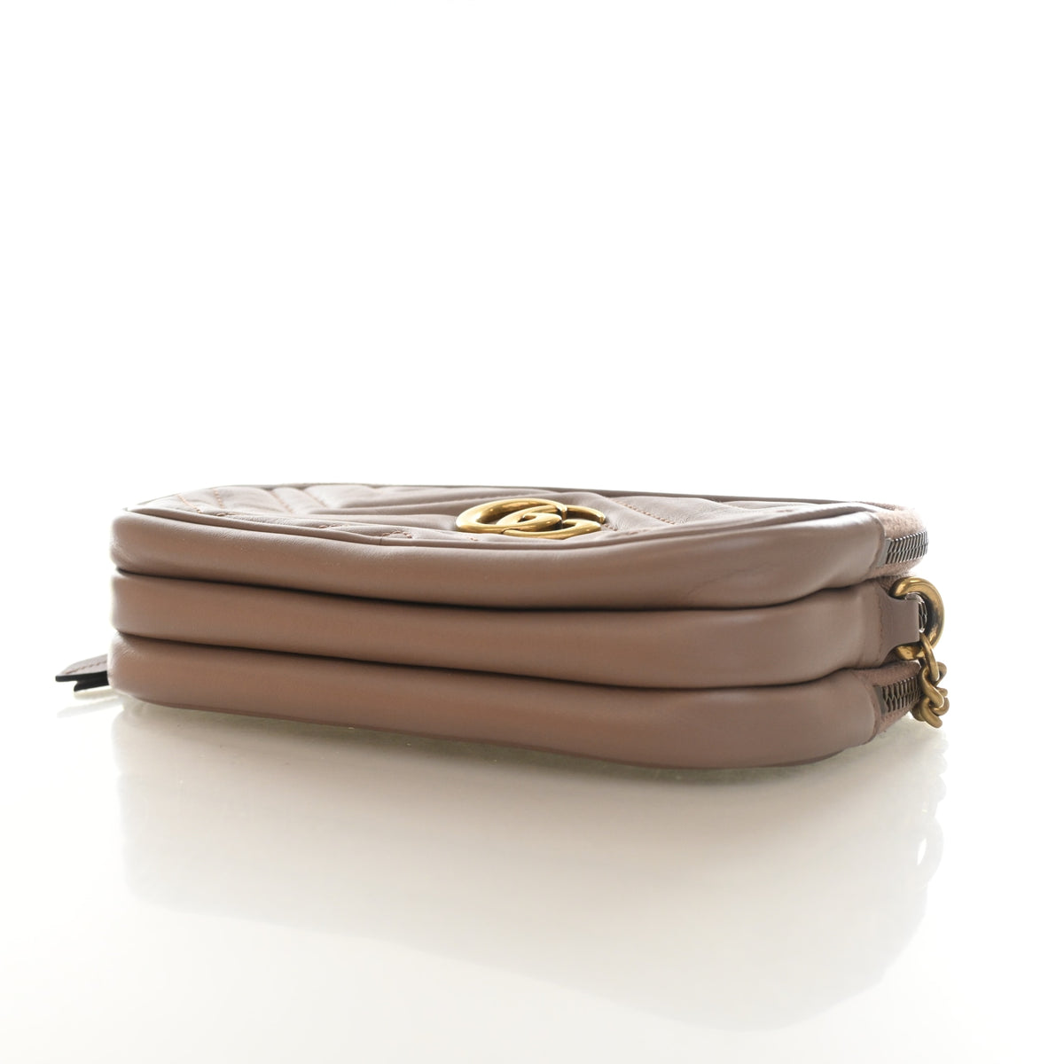Gucci Mini Calfskin Marmont Triple Zip Crossbody Bag, photo 7 of 15