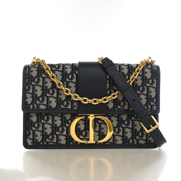 Christian Dior Medium Oblique 30 Montgaine Flap Chain Bag