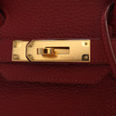 Hermes Rouge H Togo Birkin 30 