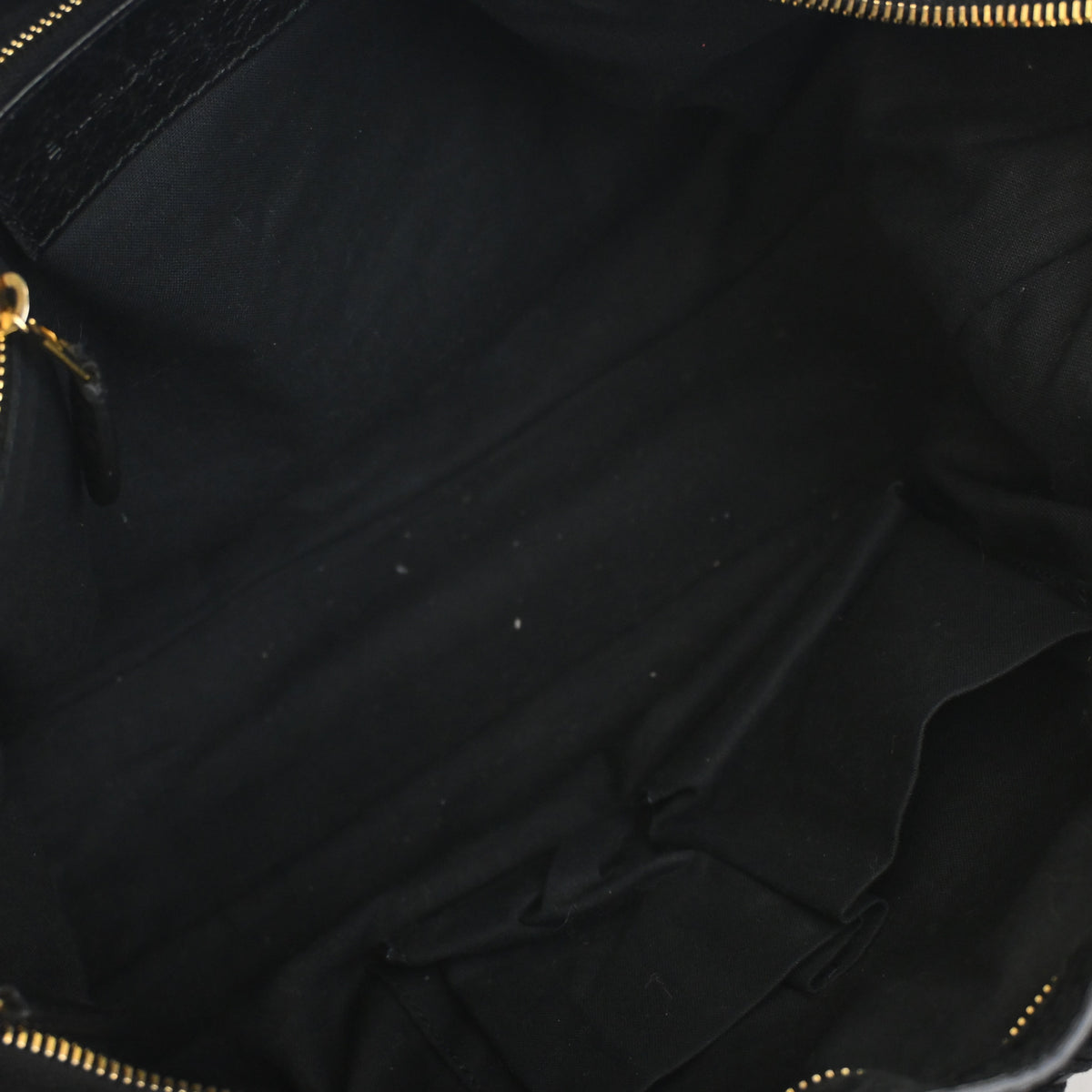 Pre-Owned Balenciaga 12 Agneau Giant City Bag, open interior with lining