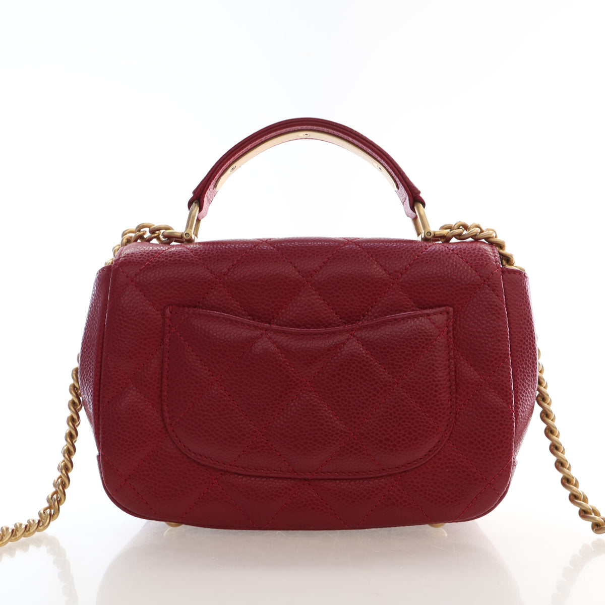 Chanel Mini Caviar Top Handle Flap Bag, photo 12 of 16