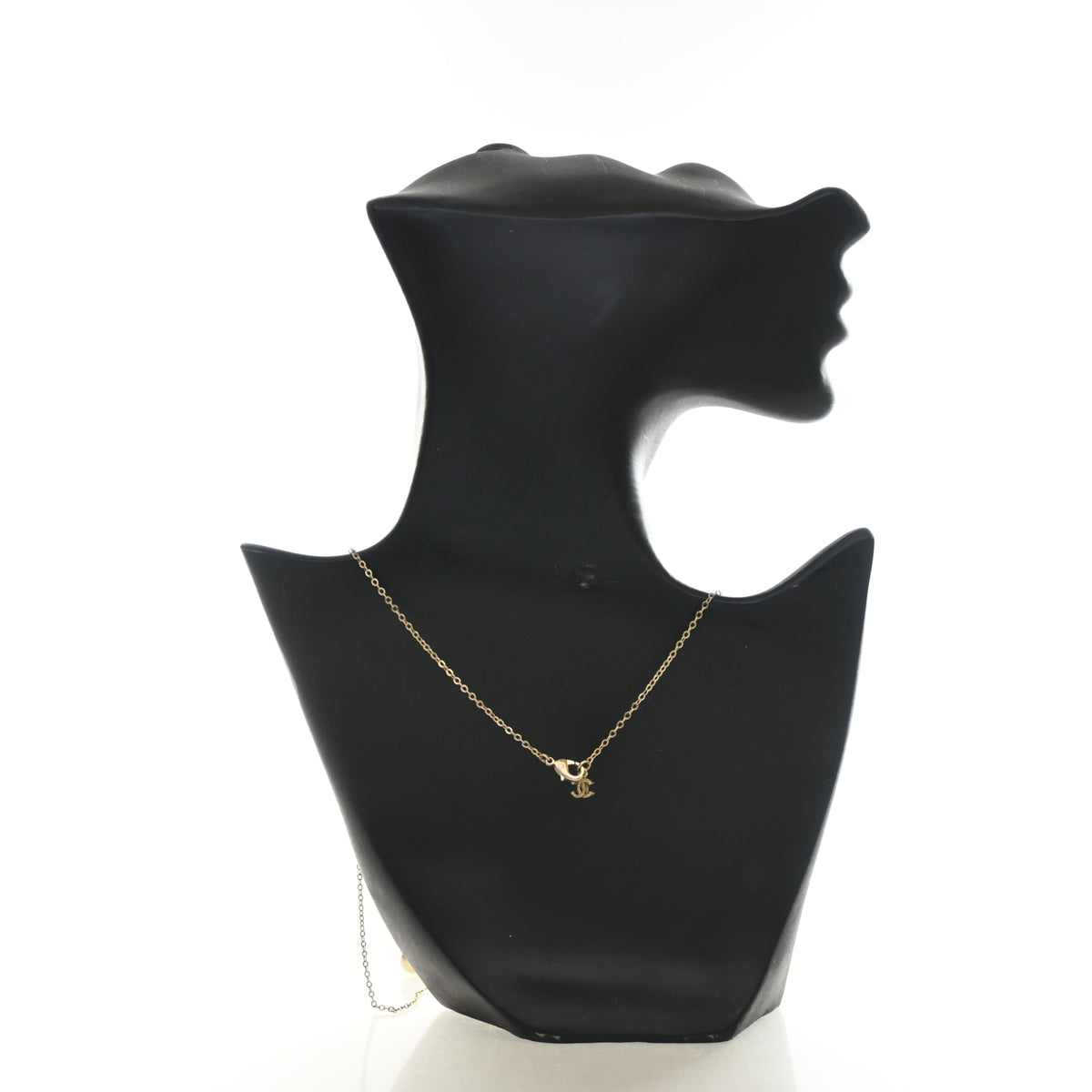 Chanel Pearl Drop CC Pendant Necklace, photo 6 of 8