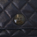 Chanel Metallic Quilted Tar...