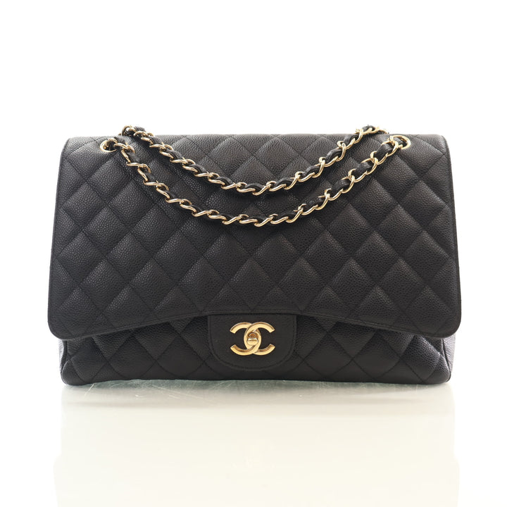 Chanel Maxi Caviar Classic Single Flap Bag