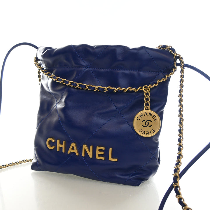 Chanel Mini Calfskin 22 Hobo