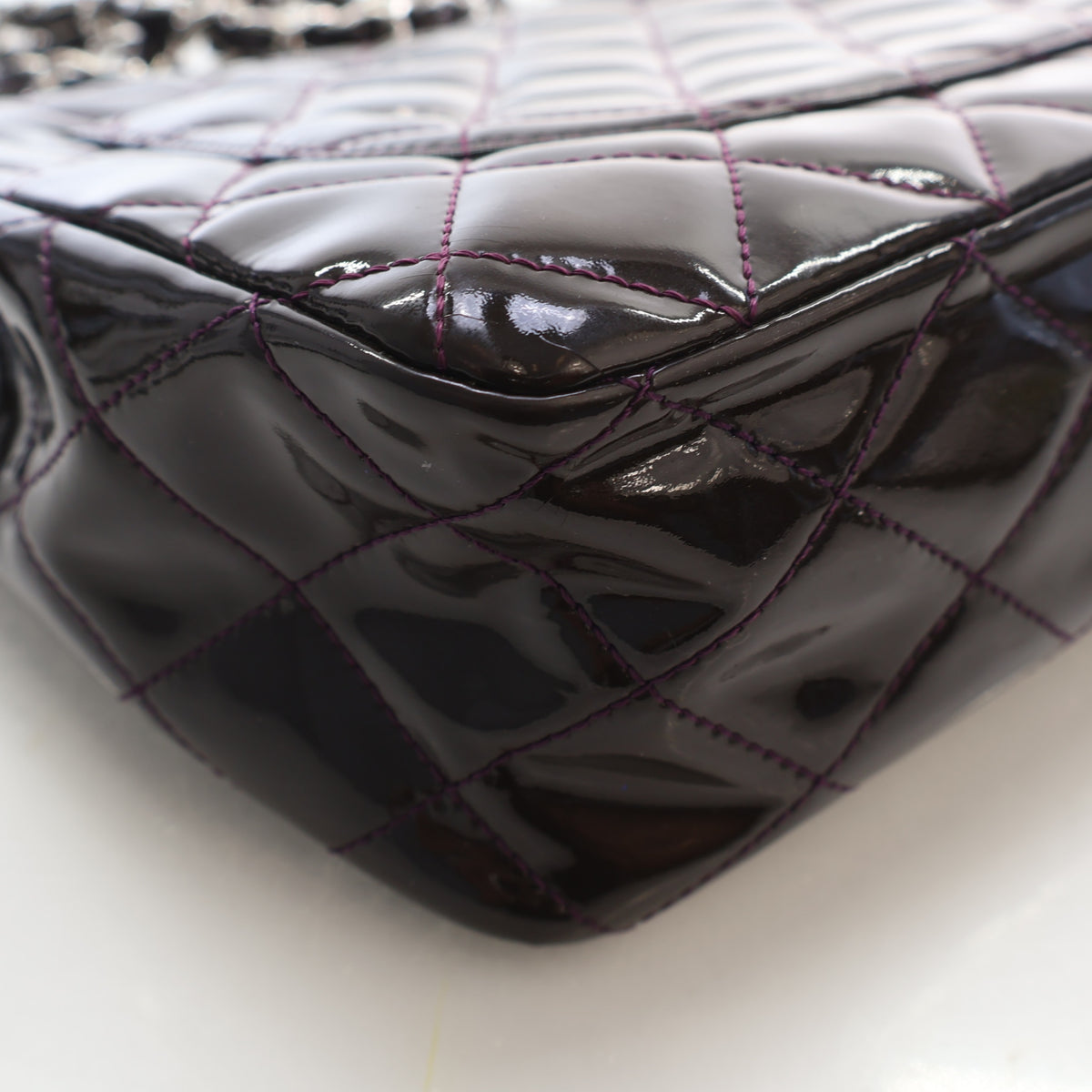 Chanel Jumbo Patent Classic Single Flap Bag, photo 12 of 17