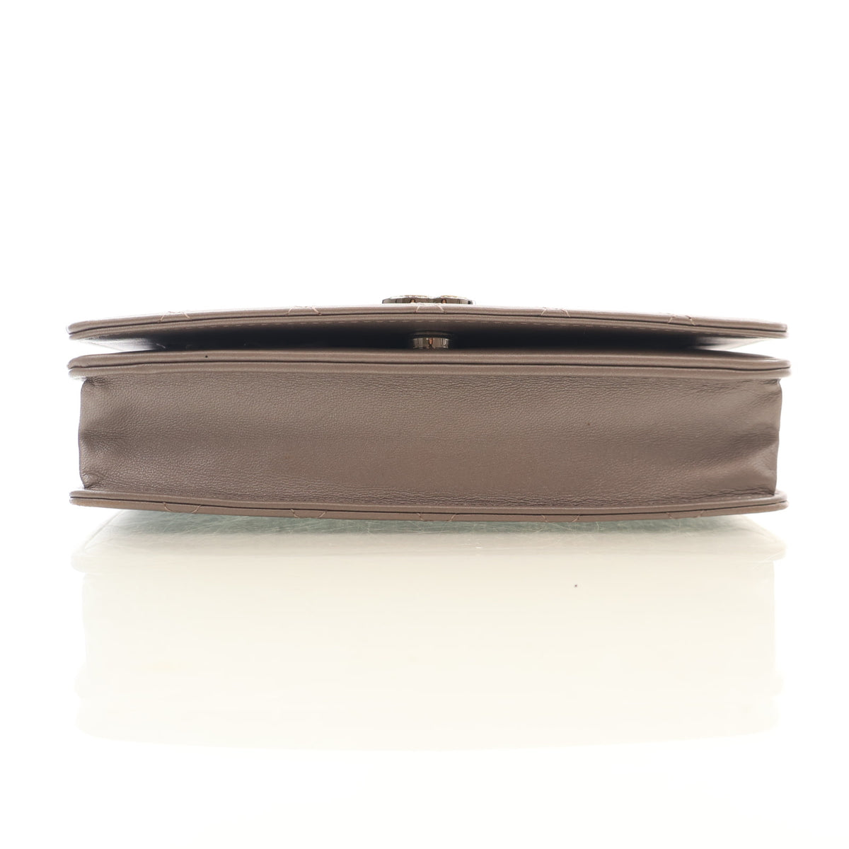 Pre-Owned Chanel Wallet On Chain Calfskin WOC, side profile, photo 9 of 17