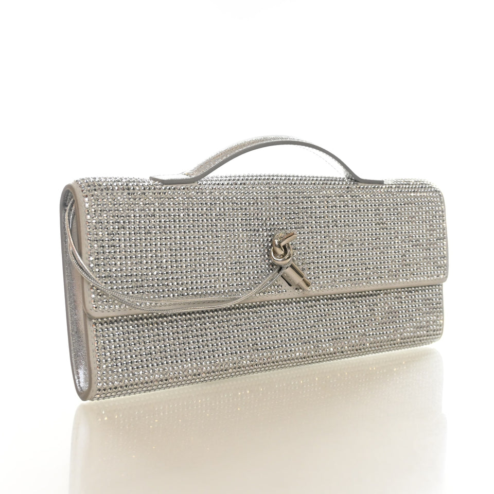 Bottega Veneta Crystal Andiamo Clutch