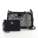 Chanel Lambskin Mesh Pouch Bag