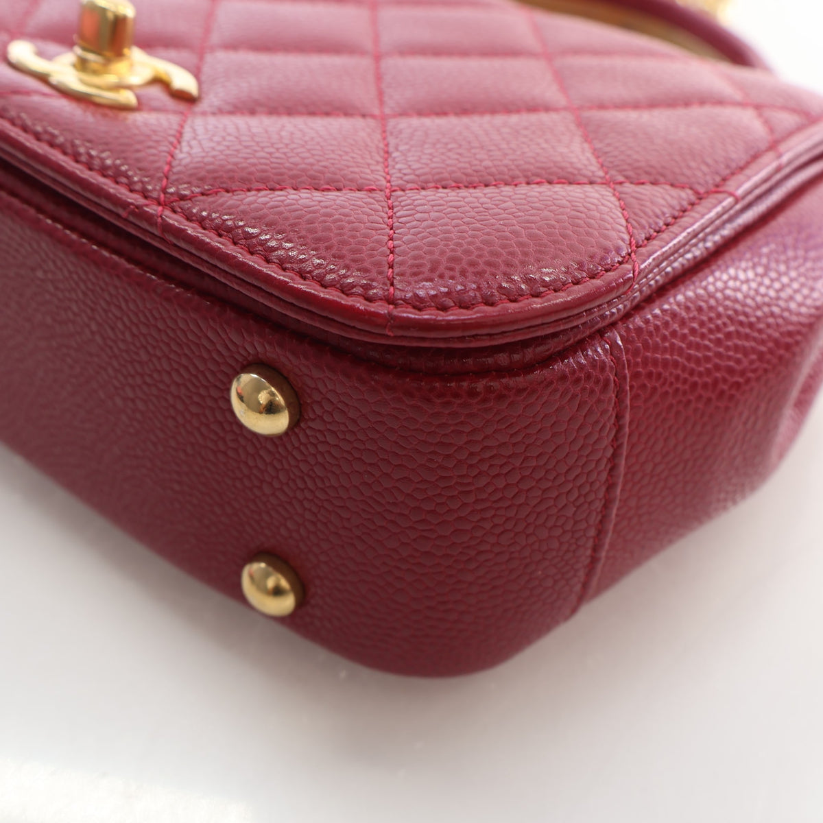 Chanel Mini Caviar Top Handle Flap Bag, photo 9 of 16