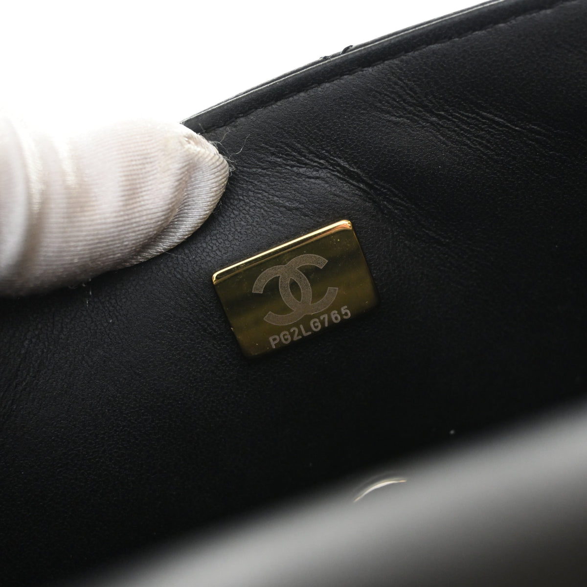 Chanel Mini Lambskin Metal Chain Top Handle Flap Bag, photo 13 of 16