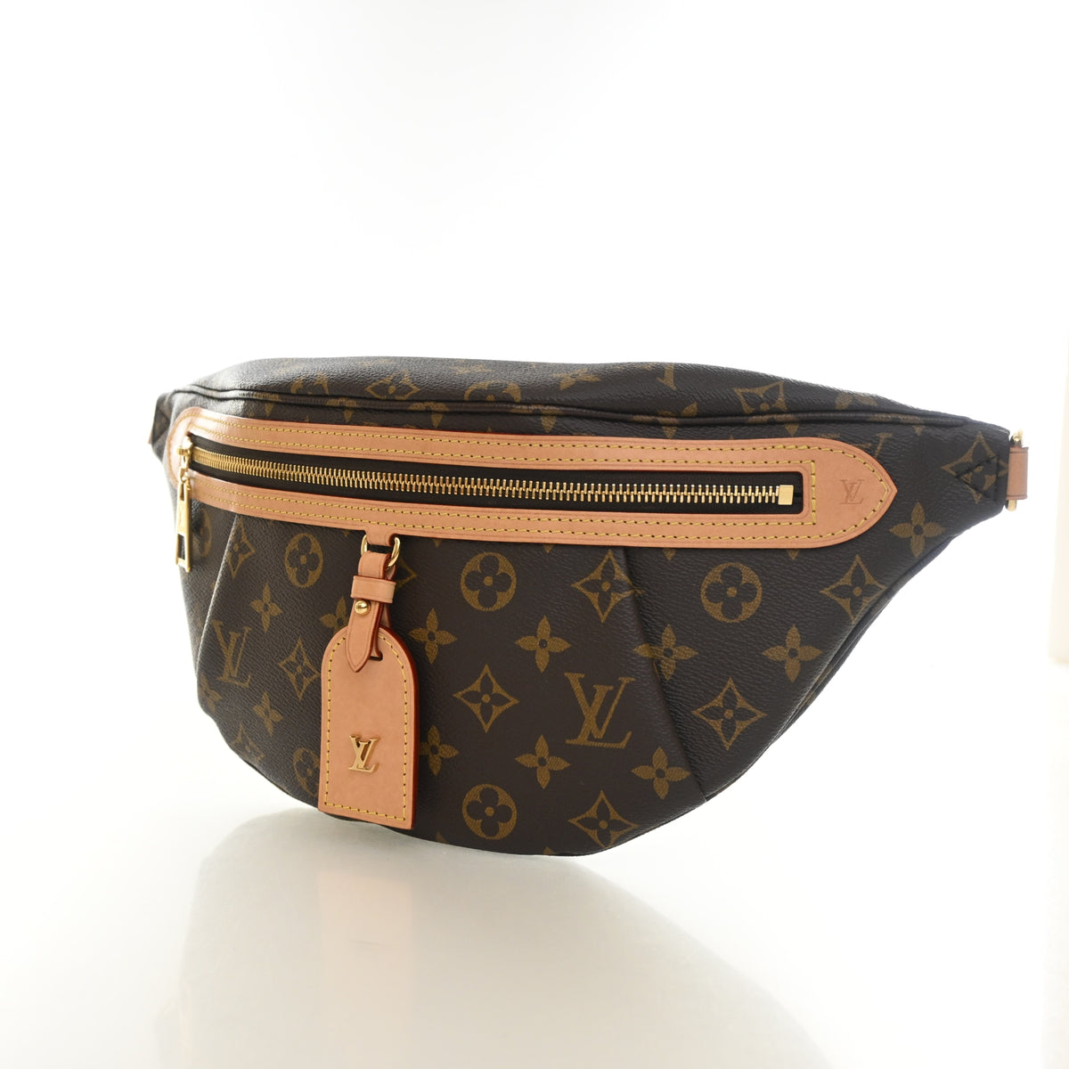 Pre-Owned Louis Vuitton Monogram High Rise Bumbag, three-quarter view