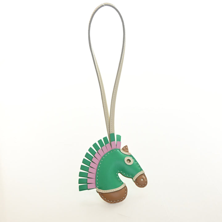 Hermes Milo Lambskin GeeGee Camail Bag Charm