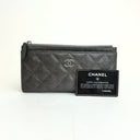 Chanel Grey Camellia Quilte...