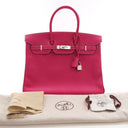 Hermes Rose Tyrien Epsom Ca...