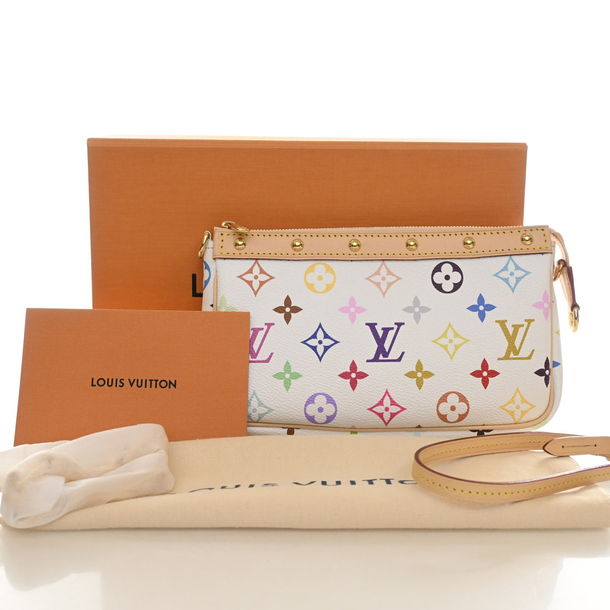 Louis Vuitton x Takashi Murakami Monogram Multicolor Pochette Accessoires, photo 12 of 12