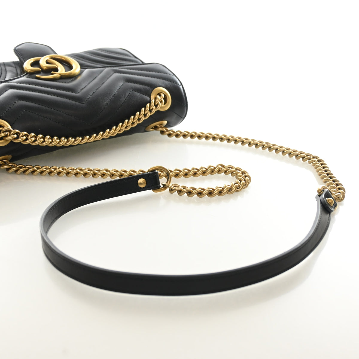 Gucci Small Calfskin Marmont Flap Bag, photo 10 of 13