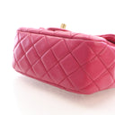 Chanel Mini Lambskin Square...