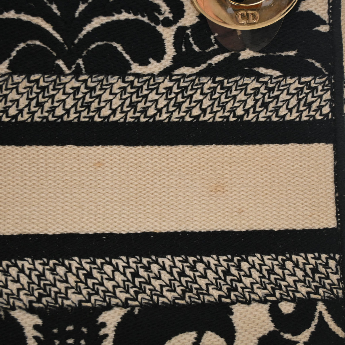 Christian Dior Mini Embroidered Canvas Lady D-Lite, photo 14 of 17