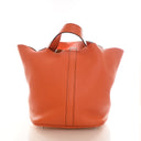 Hermes Orange Clemence Pico...