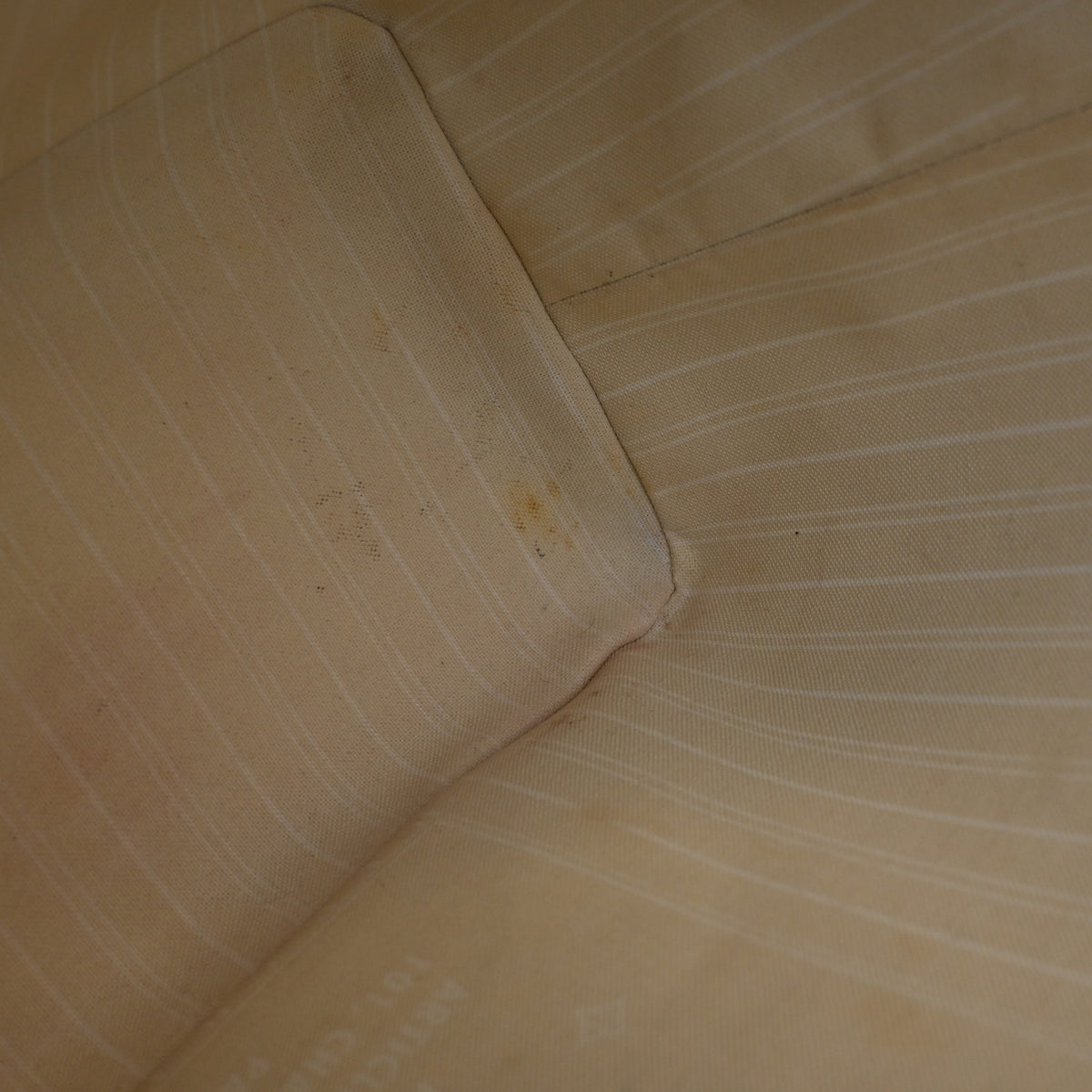 Pre-Owned Louis Vuitton Neverfull MM Monogram Giant By The Pool, open interior with lining, photo 17 of 17