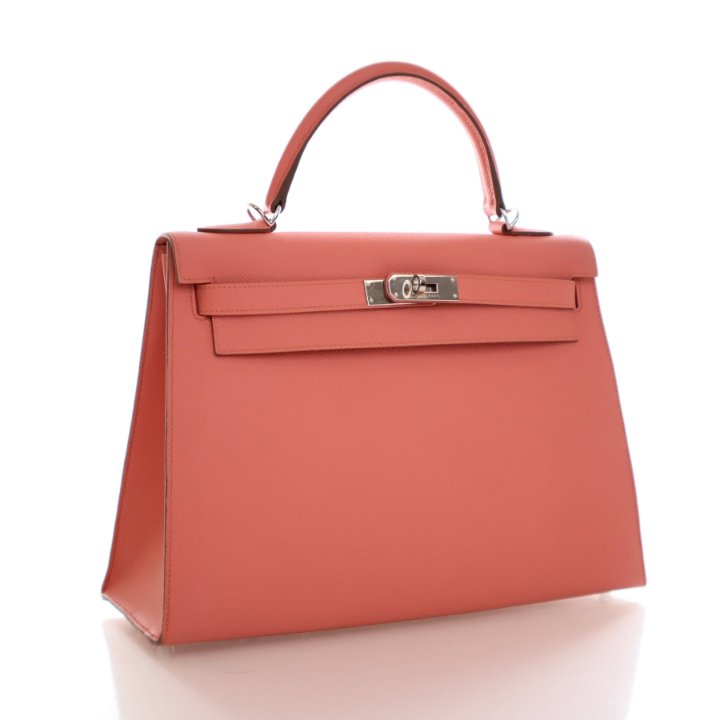 Hermes Flamingo Epsom Sellier Kelly 32
