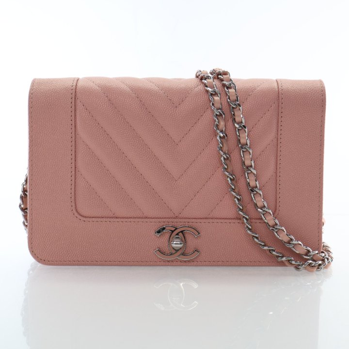Chanel Caviar Mademoiselle Wallet On Chain (WOC), photo 1 of 16