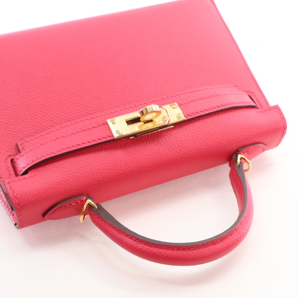 Hermes Rose Extreme Epsom Mini Kelly, photo 11 of 17