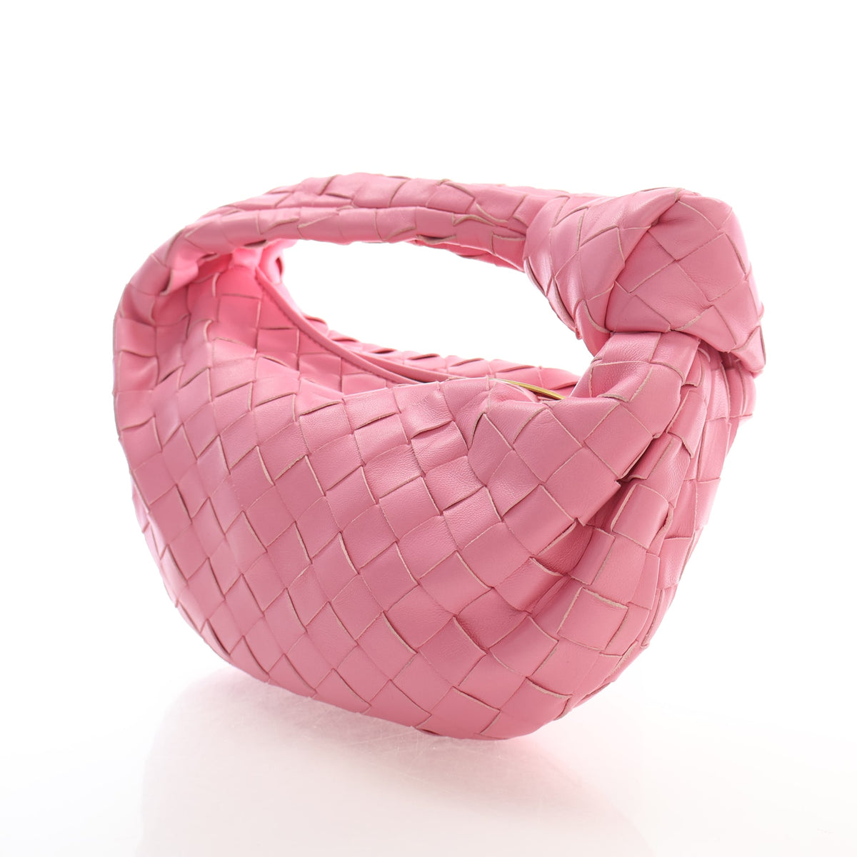 Pre-Owned Bottega Veneta Jodie Mini Intrecciato Nappa Leather, front view, photo 3 of 16