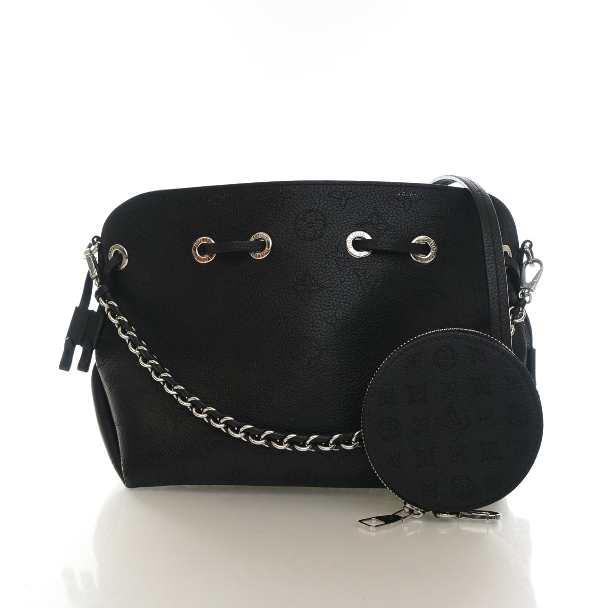 Pre-Owned Louis Vuitton Monogram Mahina Bella, front view, authenticated at Luxe Du Jour