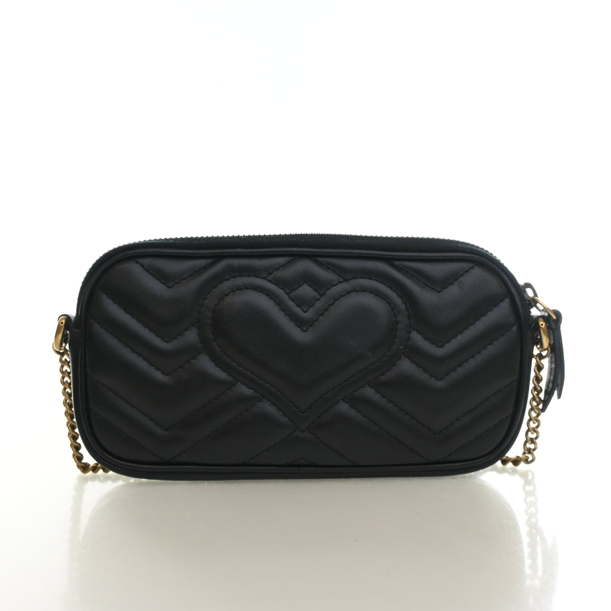 Gucci Mini Calfskin GG Marmont Zip Crossbody, photo 11 of 15