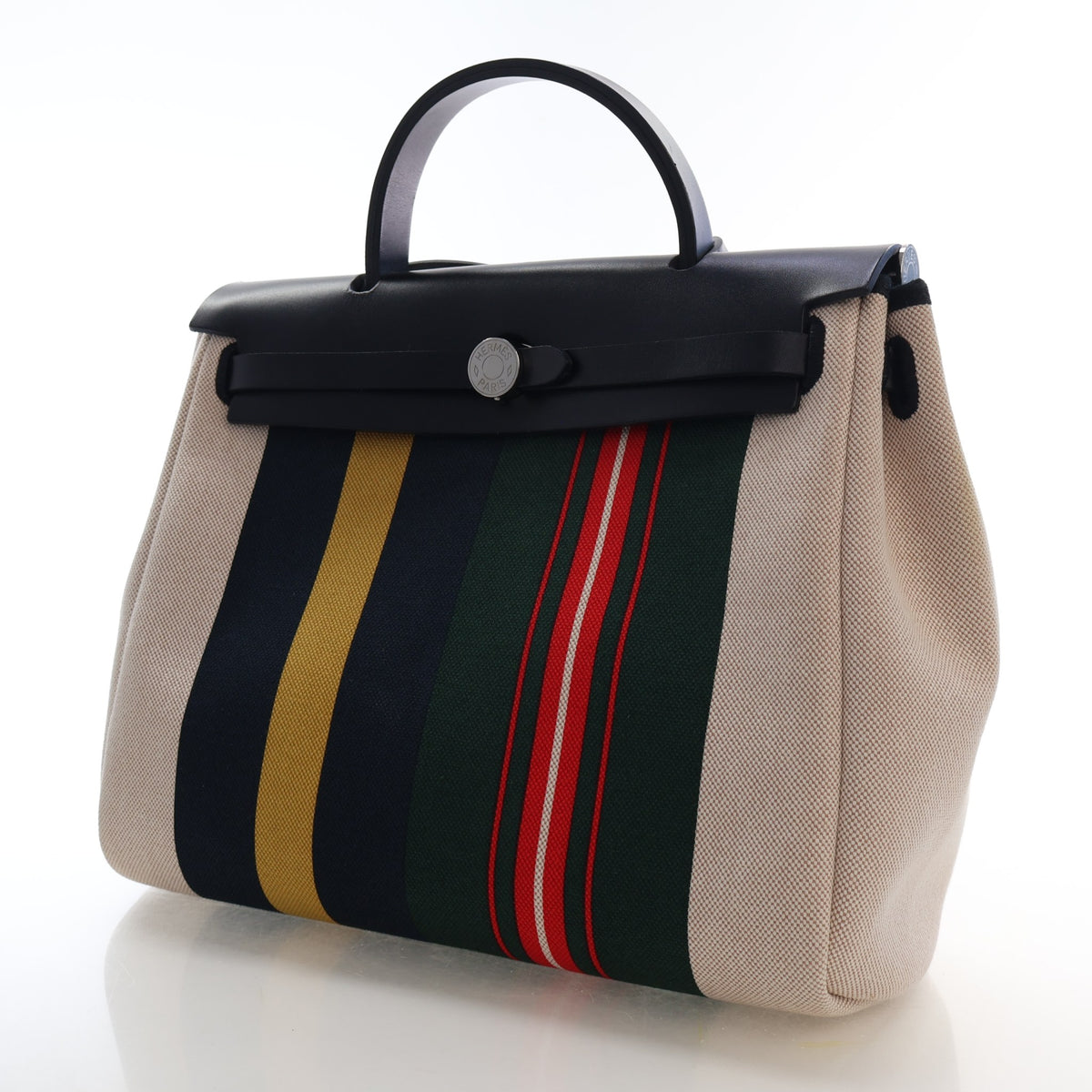 Hermes Canvas Rayures d'Equipage Herbag Zip 31, photo 3 of 19
