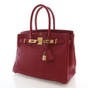 Hermes Rouge H Togo Birkin 30 