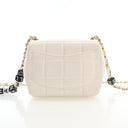 Chanel Mini Lambskin Square...