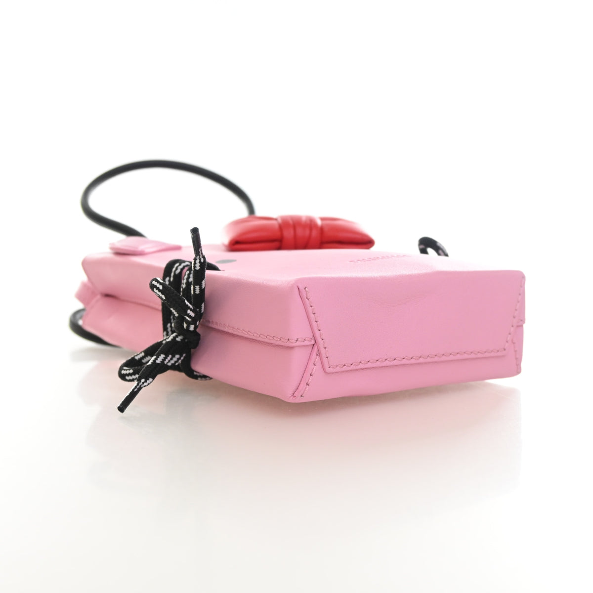 Pre-Owned Balenciaga Phone Holder X Hello Kitty Goatskin Bag, side profile