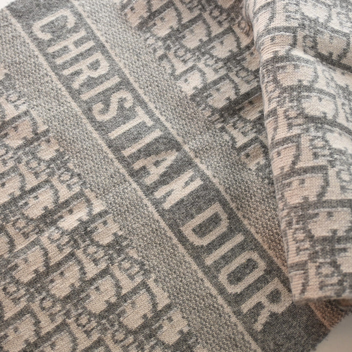 Christian Dior Cashmere Oblique Scarf