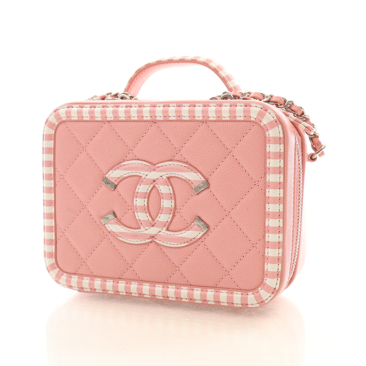 Chanel Caviar Filigree Vanity