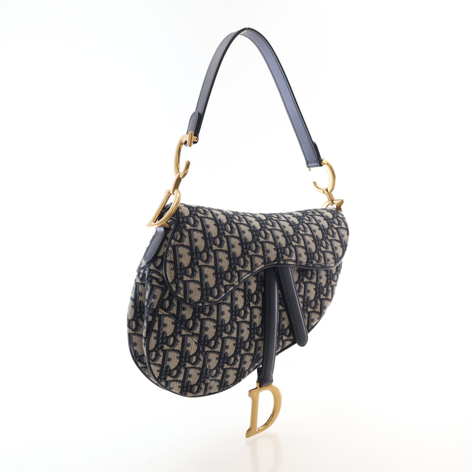 Christian Dior Medium Oblique Saddle Bag