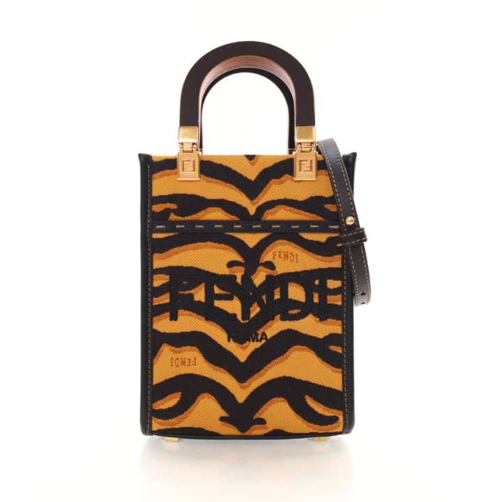 Fendi Mini Canvas Sunshine Shopper