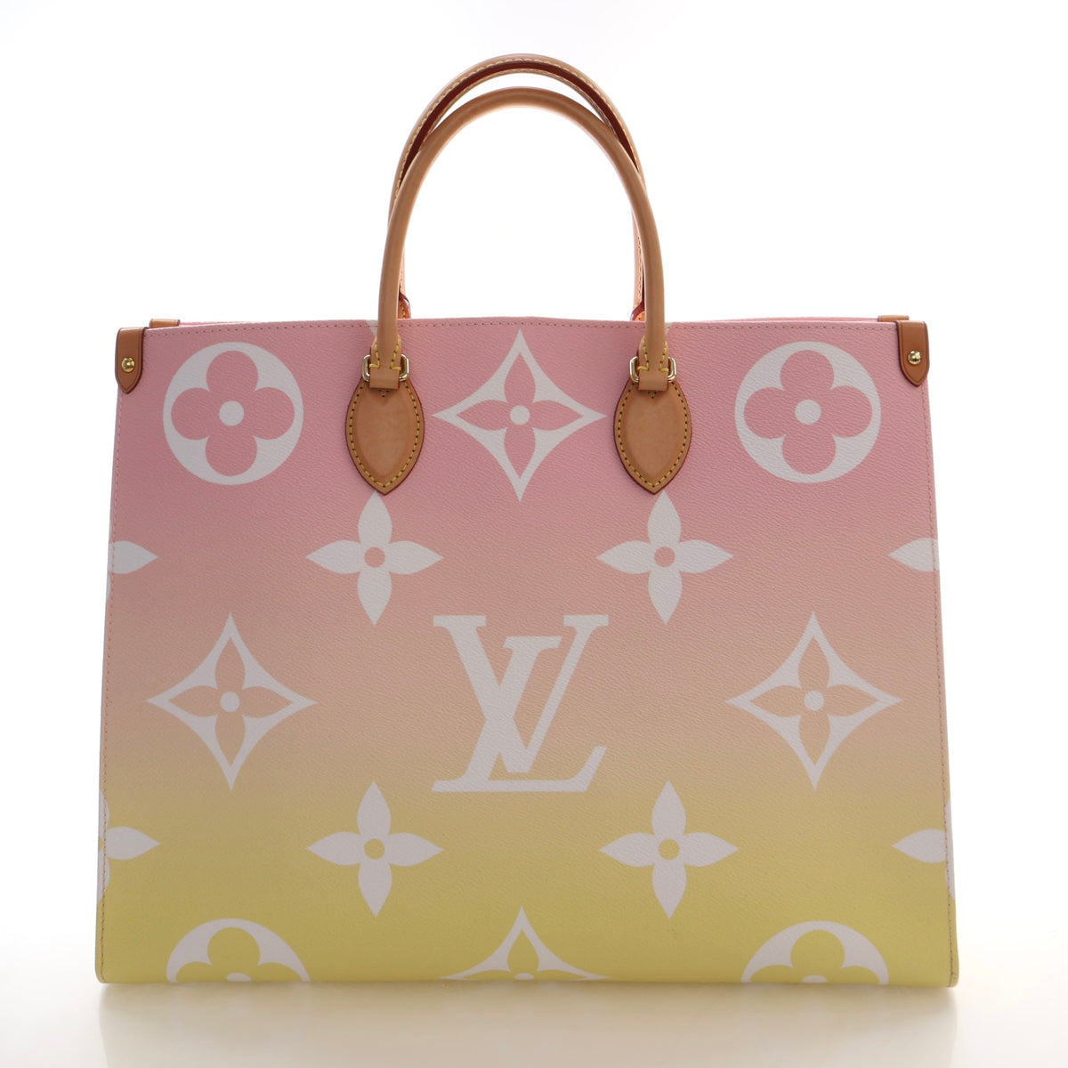 Pre-Owned Louis Vuitton Onthego GM Monogram Giant By The Pool, front view