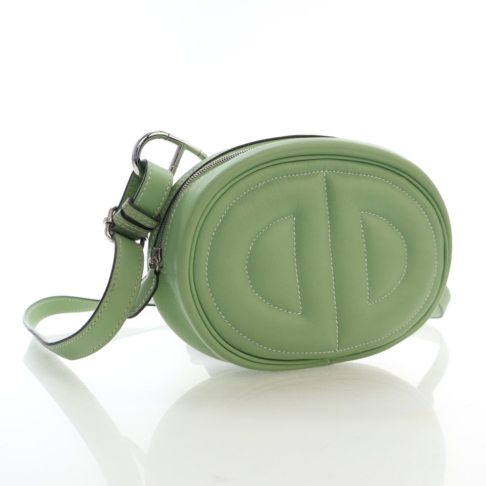 Hermes Vert Criquet Swift In-The-Loop Belt Bag