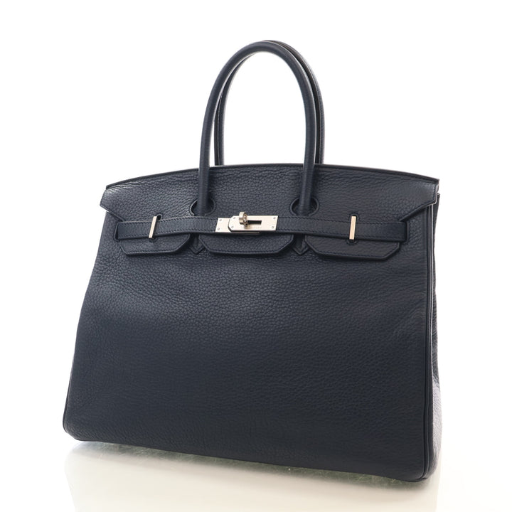 Hermes Vintage Bleu Nuit Togo Birkin 35