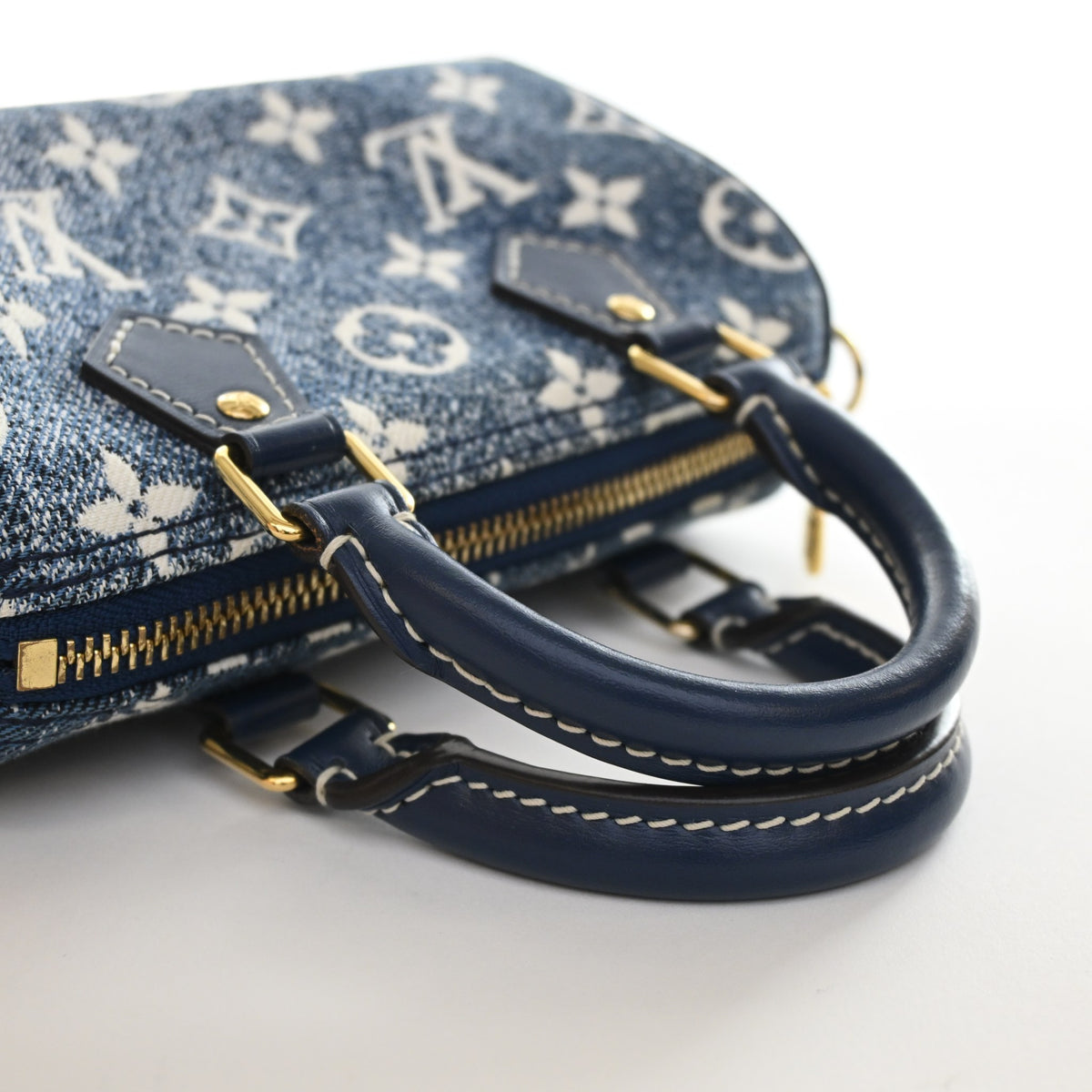 Louis Vuitton Monogram Denim Speedy Bandouliere Nano, photo 10 of 13