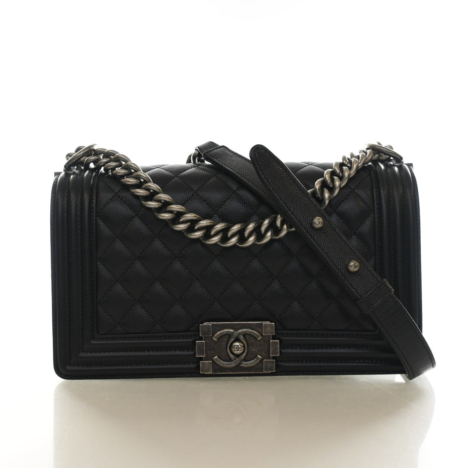 Chanel Medium Caviar Boy Bag