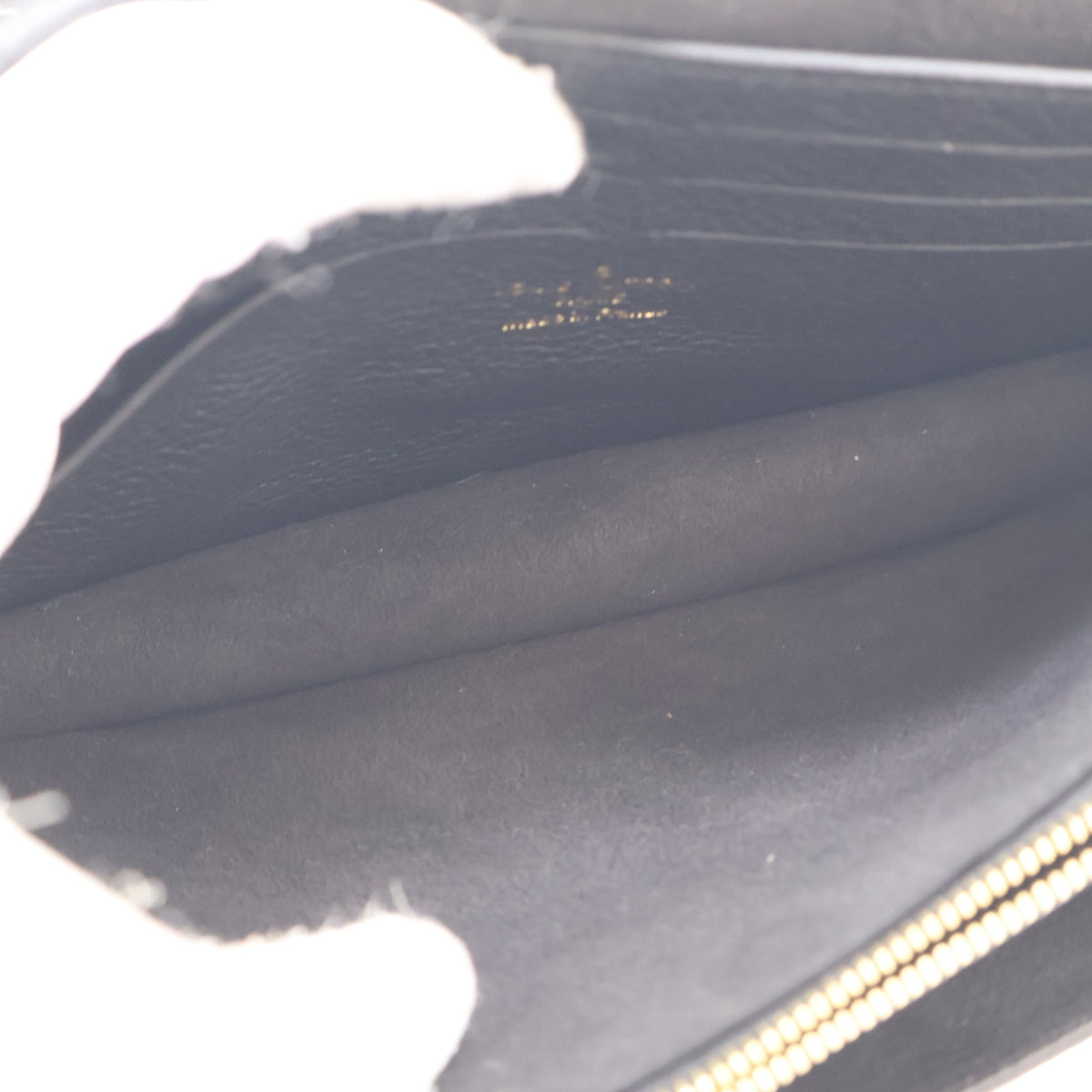 Pre-Owned Louis Vuitton Chain Wallet Monogram Empreinte Vavin, open interior